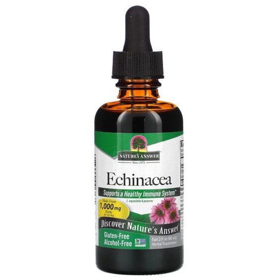Echinacea Root, Fluid Extract, Alcohol-Free, 1,000 mg, 2 fl oz (60 ml)