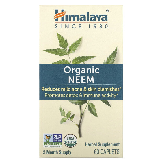 Добавка Himalaya Herbals Органический Ним, 60 таблеток