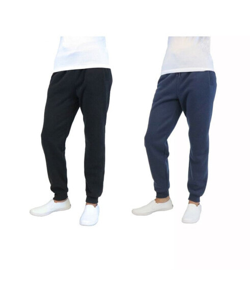 Men's 2-Packs Slim-Fit Fleece Jogger Sweatpants