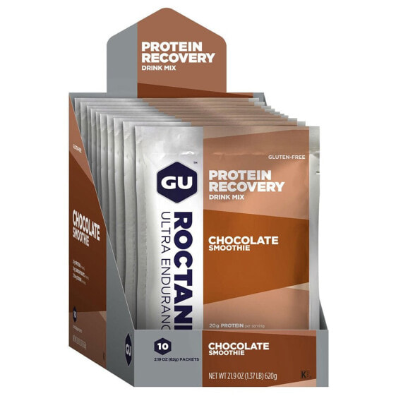 GU Roctane Recovery 10 Units Chocolate Smooth