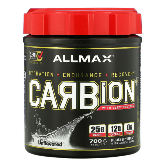 Посттренировочный комплекс ALLMAX CARBION+ с электролитами, без добавок, 700 г