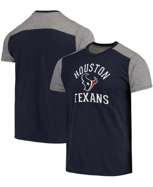 Men's Navy, Gray Houston Texans Field Goal Slub T-shirt
