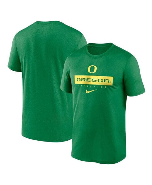 Men's Green Oregon Ducks 2024 Sideline Legend Performance T-Shirt