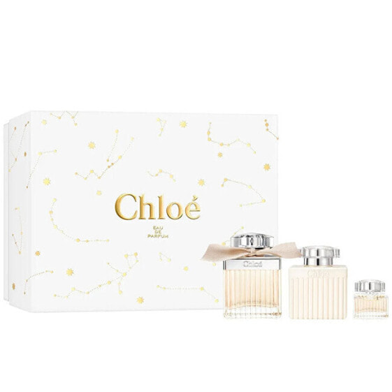 Парфюмерный набор для женщин Chloe - EDP 75 мл + EDP 5 мл + лосьон для тела 100 мл