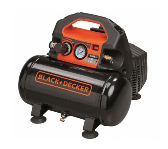 Black & Decker не -безрисковой компрессор 6L 0,5 км 8BAR 55 л/мин