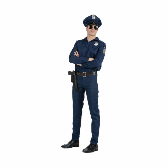 Маскарадные костюмы для взрослых My Other Me Синий Полиция (4 Предметы)