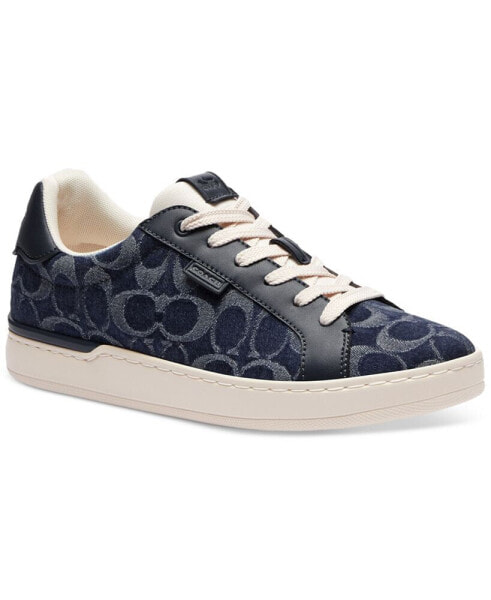 Women's Lowline Lace Up Low Top Signature Sneakers