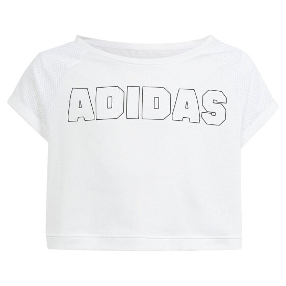 ADIDAS Cropped short sleeve T-shirt