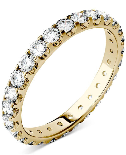 Moissanite Eternity Band (1 ct. t.w. DEW) in 14k White Gold or 14k Yellow Gold