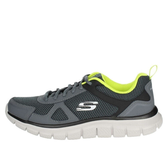 Мужские кроссовки спортивные для бега серые текстильные низкие Skechers 52630CCLM