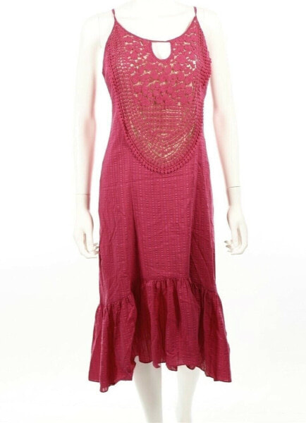 Plenty by Tracy Reese Womens Raspberry Sleeveless Sun A-Line Dress Size Medium