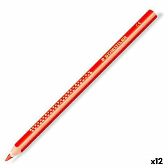 Карандаши цветные STAEDTLER Jumbo Noris Красные (12 штук)