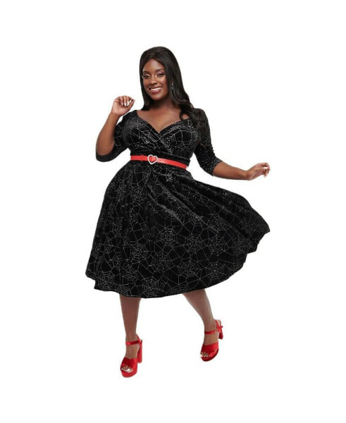 Plus Size 1950s Marceline Swing Dress