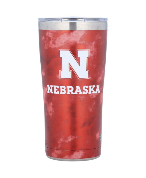 Nebraska Huskers 20 Oz Tie-Dye Stainless Steel Tumbler