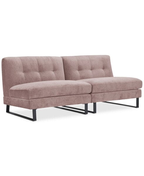 Kathya 80" 2-Pc. Fabric Modular Sofa, Created for Macy's