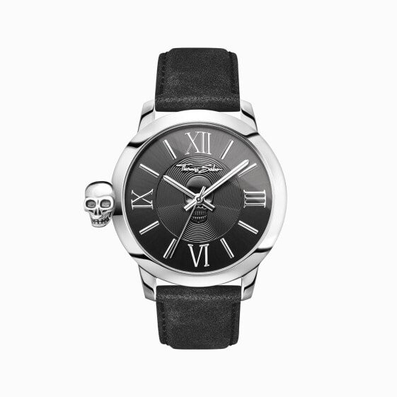 Часы мужские THOMAS SABO REBEL WITH KARMA 46 мм с ремешком из кожи WA0296-218-203-46 MM