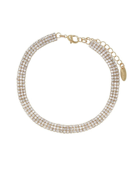 Unexpected 18K Gold Plated Sparkle Anklet