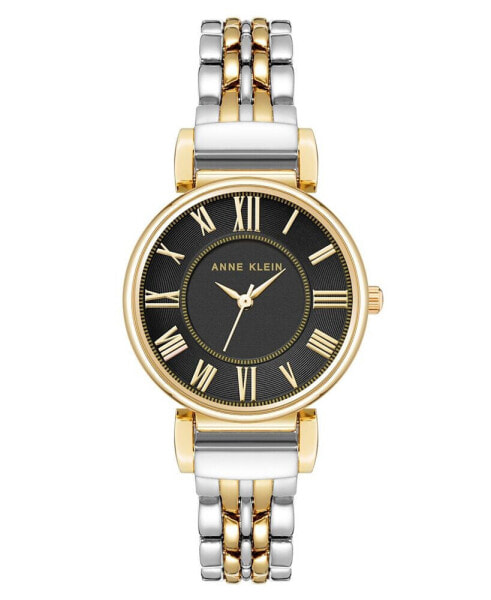 Women's Quartz Two-Tone Alloy Link Bracelet Watch, 30mm