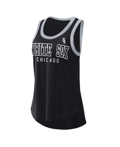 Women's Black Chicago White Sox Clubhouse Tank Top