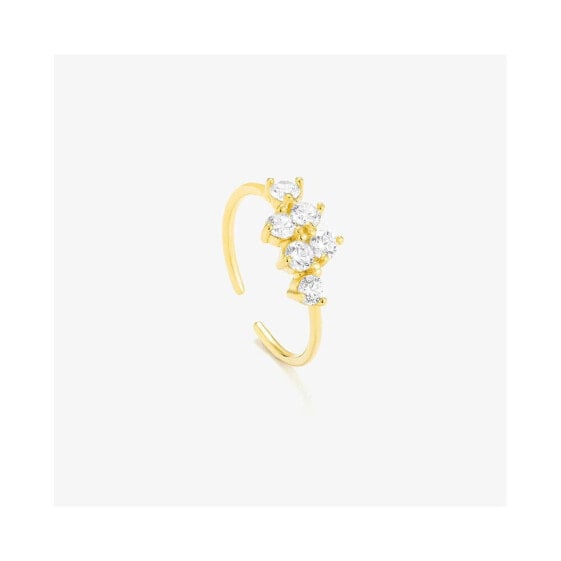 Кольцо Radiant RY000006 Фантазийный белый Cz золотое - украшение