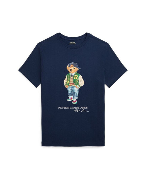 Big Boys Polo Bear Cotton Jersey Tee