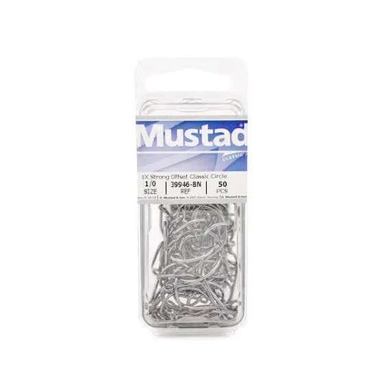 Mustad 1X-2XL Offset Classic Circle BN 39946-BN