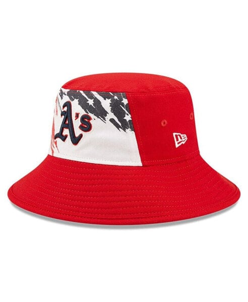 Men's Red Oakland Athletics 2022 4th of July Bucket Hat