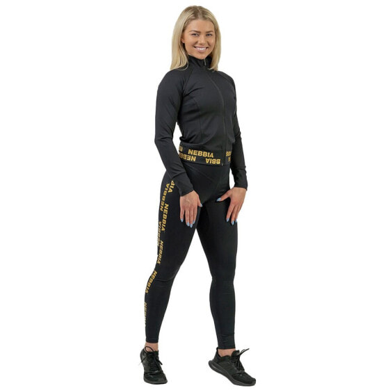 NEBBIA Classic Intense Iconic Gold Leggings High Waist