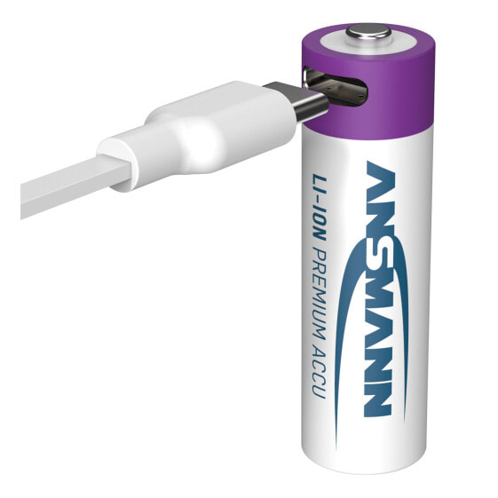 Аккумулятор Ansmann Mignon AA Li-Ion 2000 mAh 1.5 V 4 St. 1312-0036 - Перезаряжаемая батарея - Mignon (AA)