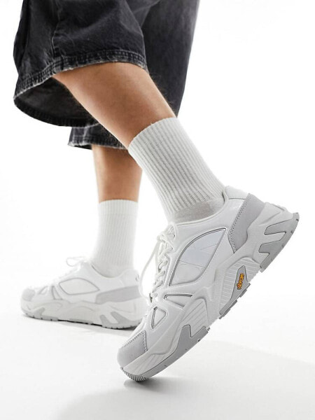 Calvin Klein Jeans vibram low trainers in white