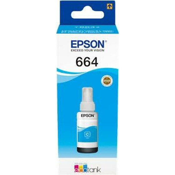 Картридж с оригинальными чернилами Epson T6642 Циановый