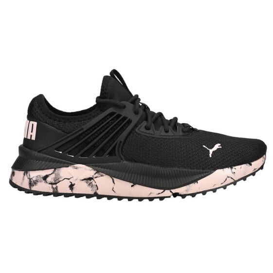 Puma Pacer Future Marble Lace Up Womens Black, Pink Sneakers Casual Shoes 38682