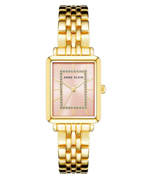 Women's Quartz Gold-Tone Alloy Bracelet Watch, 24mm