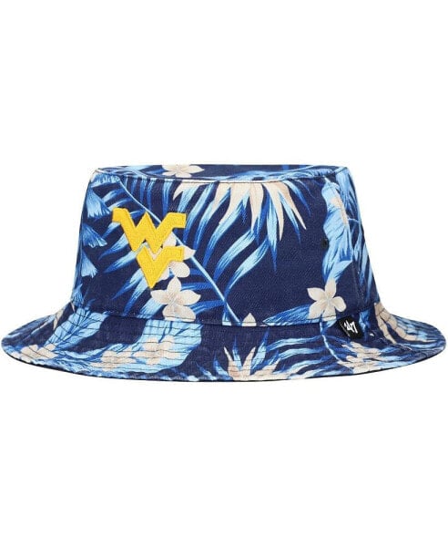 Men's Navy West Virginia Mountaineers Tropicalia Bucket Hat