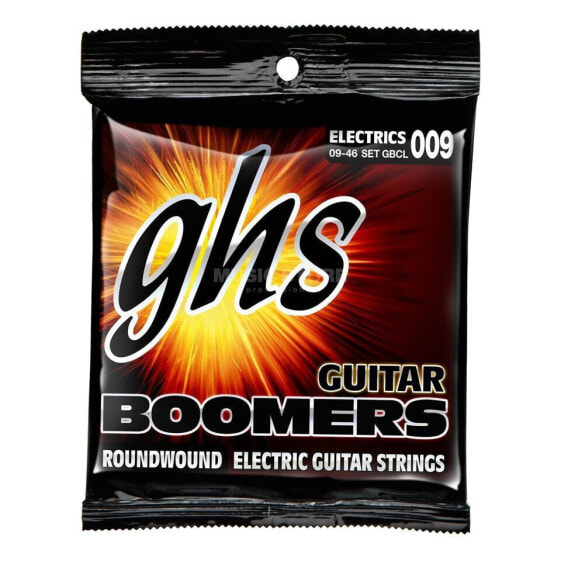 GHS E-Guit.Strings,09-46, Boomers Nickel Plated Roundwound