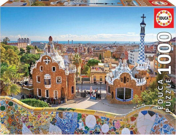 Пазл развивающий Educa Barcelona вид с парка Гуэль 1000 элементов