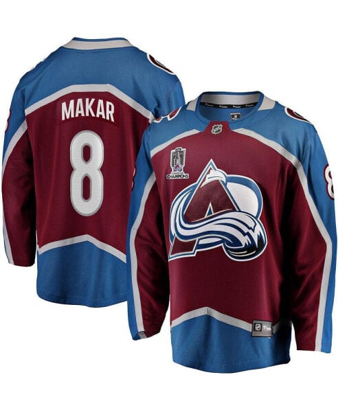 Men's Cale Makar Burgundy Colorado Avalanche 2022 Stanley Cup Champions Breakaway Patch Player Jersey