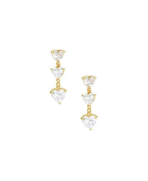 Queen of Hearts Cubic Zirconia Earrings