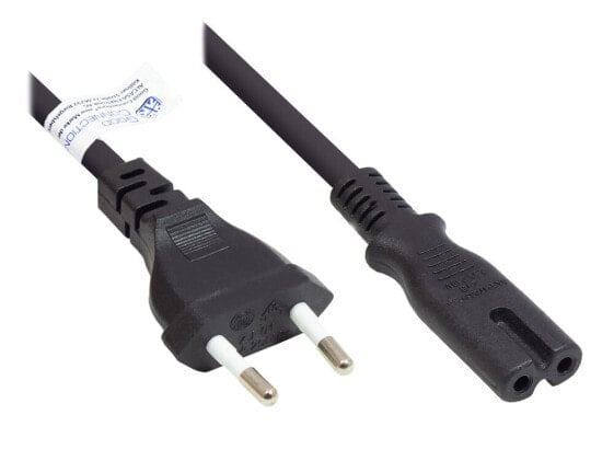 Good Connections P0370-S100 - 10 m - Power plug type C - C7 coupler - H03VVH2-F - 250 V - 2.5 A