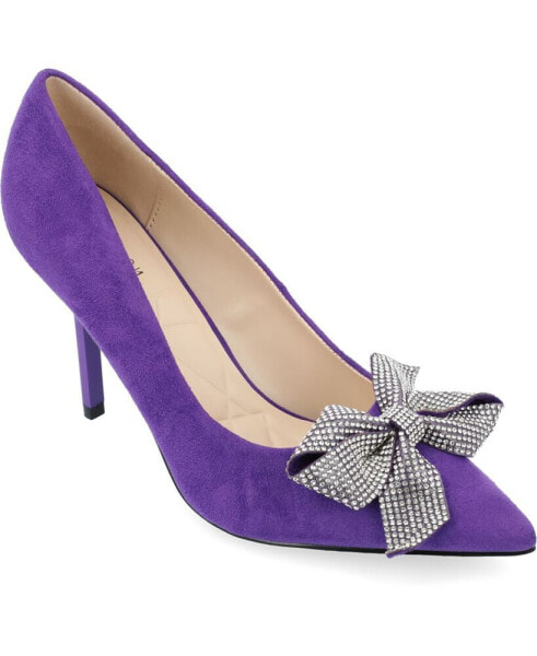 Women's Marcie Rhinestone Bow Pumps