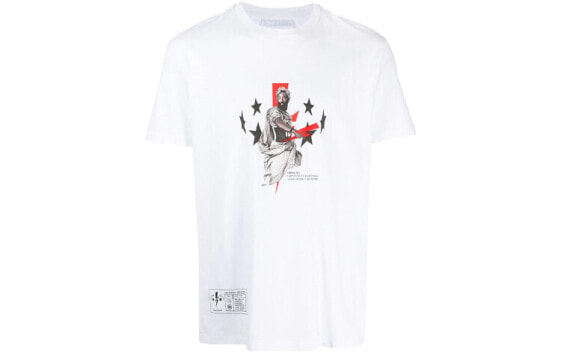 Футболка Neil Barrett x James Harden Emperor Of Basketball FW21 LogoT BJT932SR509S1116