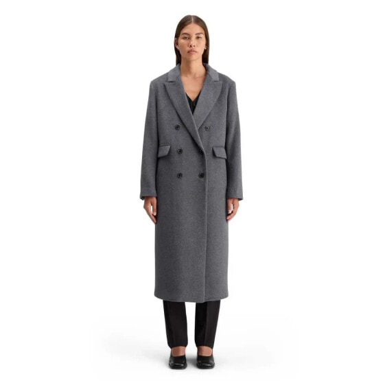 SCOTCH & SODA Double Breasted Tailored Wool Blend coat