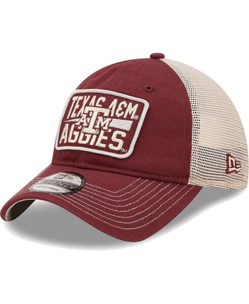 Men's Maroon, Natural Texas A&M Aggies Devoted 9TWENTY Adjustable Hat