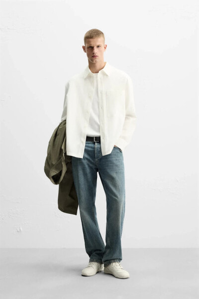 TEXTURED RELAXED FIT SHIRT