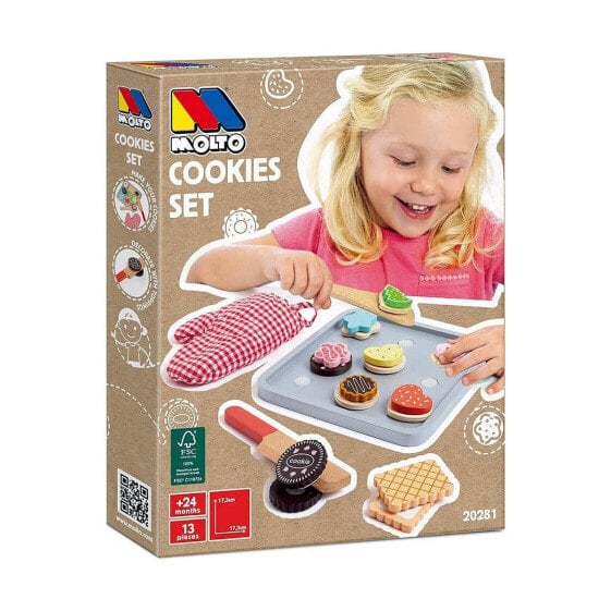 Набор игрушечной еды Moltó Cookies Set 13 Предметы