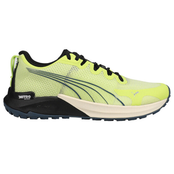 Puma FastTrac Nitro Trail Running Mens Yellow Sneakers Athletic Shoes 37704405