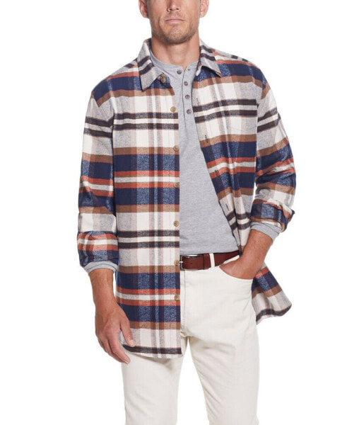 Men's Lumberjack Flannel Unlined Shirt Jacket