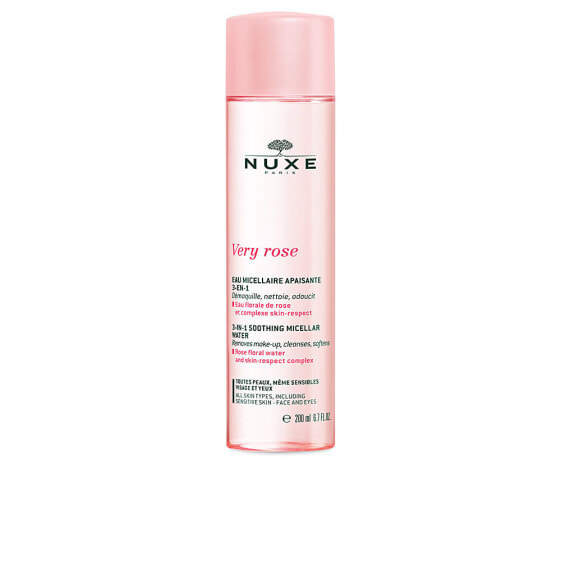 Nuxe Very Rose 3-In-1 Soothing Micellar Water Успокаивающая очищающая мицеллярная вода 200 мл