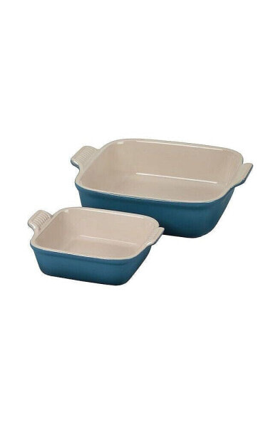 Heritage Square Baking Dishes, Set of 2