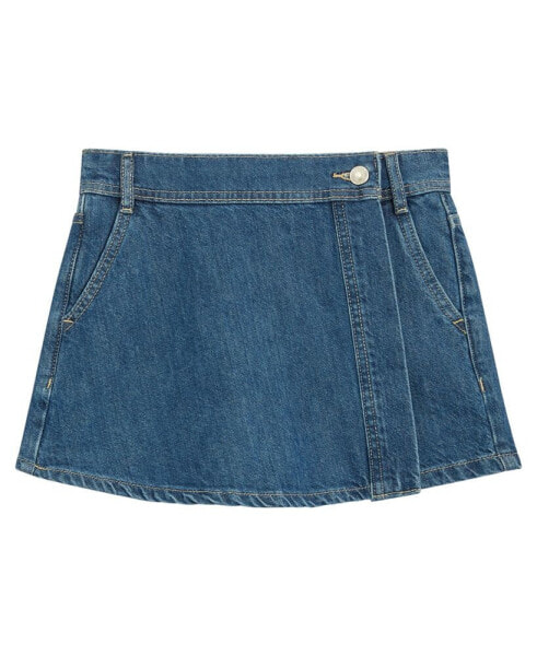 Big Girl Rigid Denim Skort